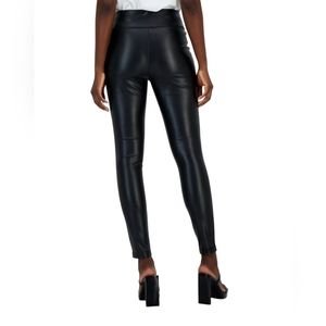 NWT Women's INC International Concepts Faux Leather Leggings Size 10